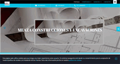 Desktop Screenshot of meazaconstrucciones.com